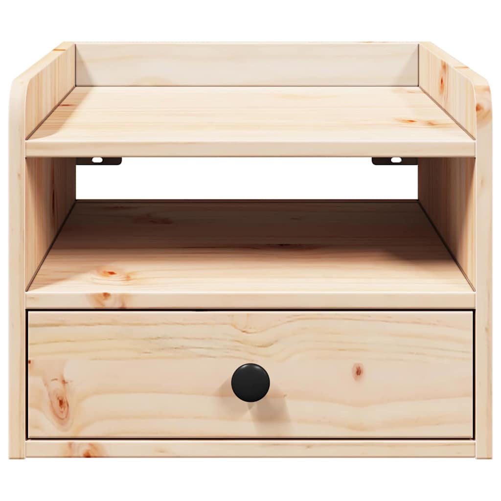 Nachttisch Braun 38 x 36 x 29,5 cm Massivholz Kiefer